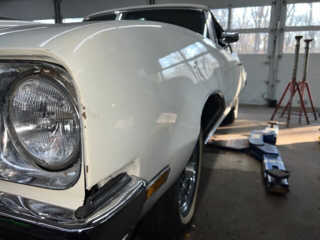 1970 buick skylark convertible carb looking holley sniper fuel injection !!!