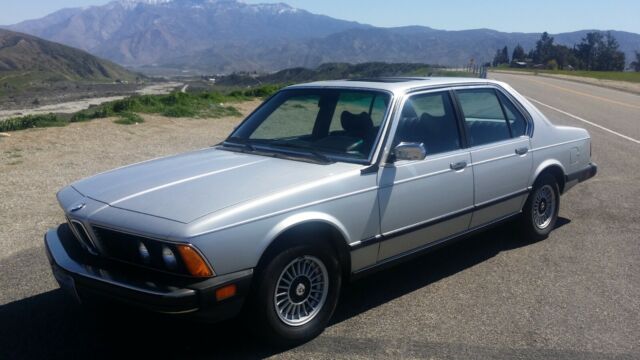 no reserve-- 1982 bmw 733i - rust free california one owner low miles