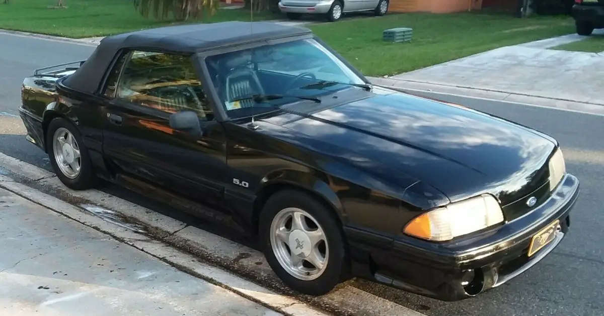 1990 ford mustang gt convertible 25th anniversary !!! no reserve !!!