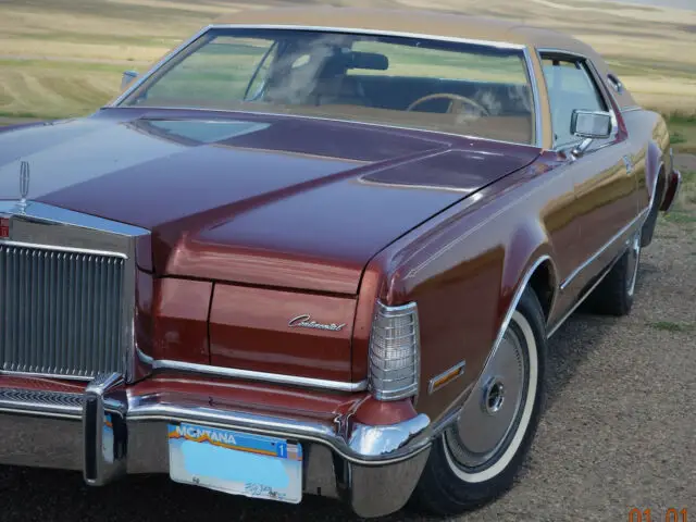 1974 lincoln continental mark iv, 2 door, 78k miles, big block 460 engine, auto