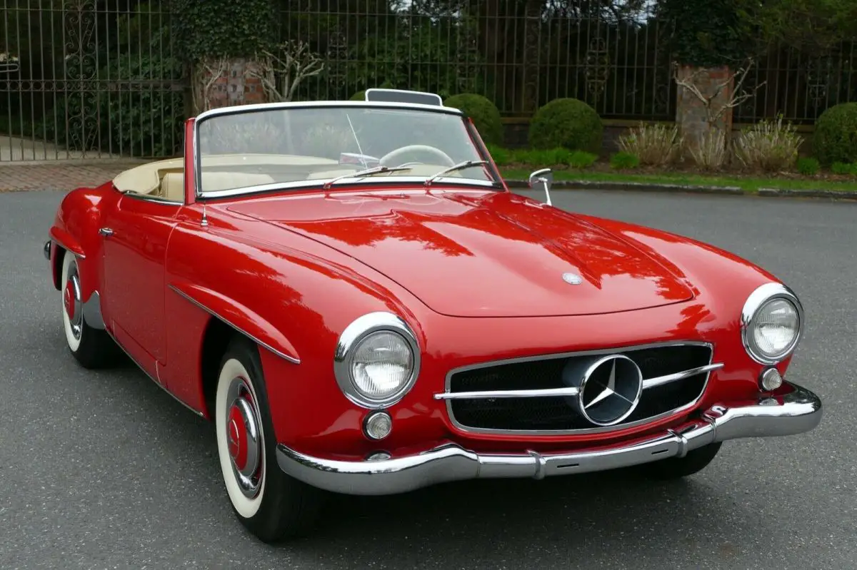 1958 mercedes benz 190sl in very desirable color combination