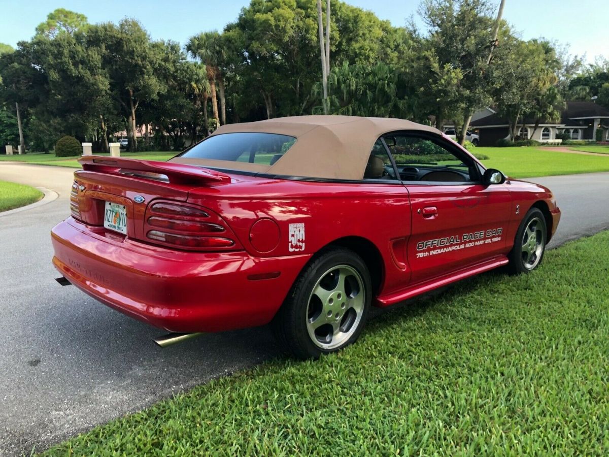 1994 ford mustang indianapolis pace car cobra convertible