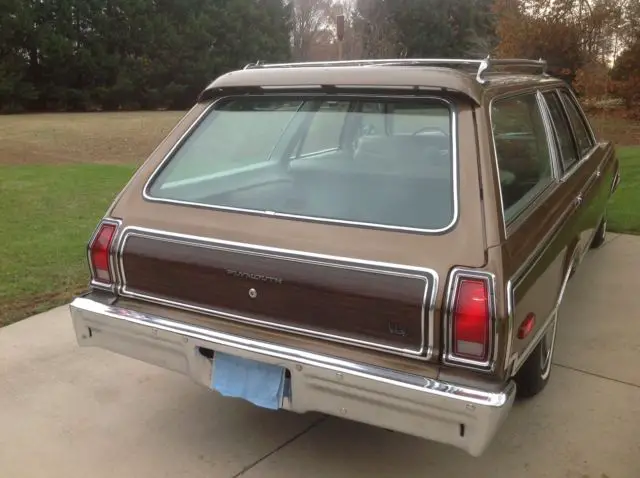 1977 plymouth volare premier woody wagon w/19k miles - excellent! no reserve!