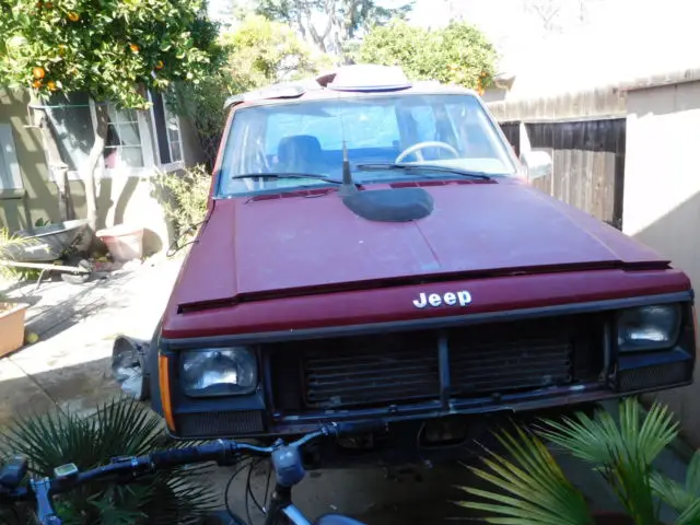 1990 jeep cherokee shell, rear axle, motor xj