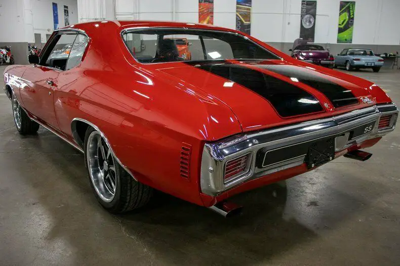 1970 chevrolet chevelle 554 miles red 350 manual