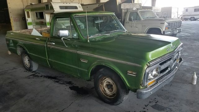 1971 gmc pickup truck 1500 green california car see video