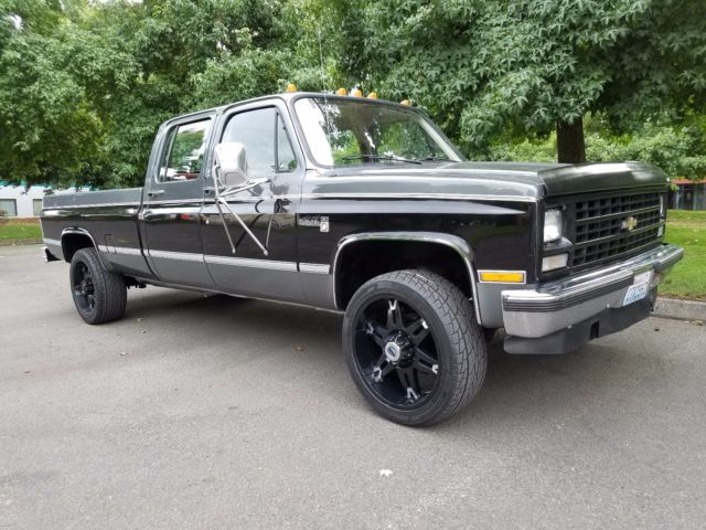 1989 chevrolet k-30 crewcab 3+3 4x4 silverado gmc v30 k20 k10 k5 c10 c/k-3500