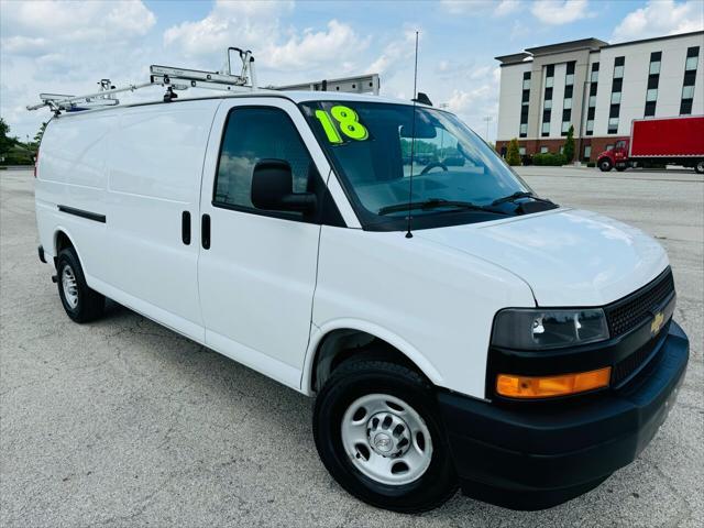 2018 chevrolet express 3500 3500 3dr extended cargo van