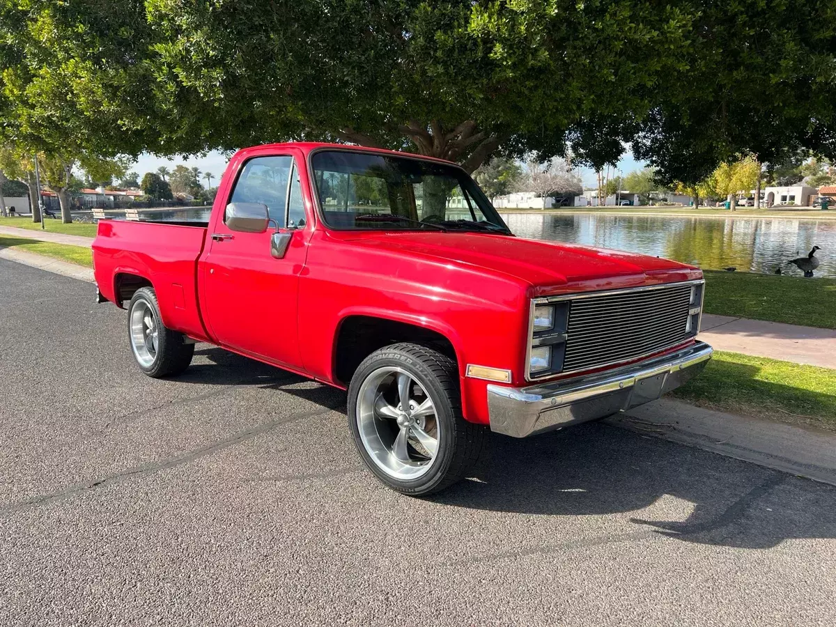 1984 gmc sierra 1500 red rwd automatic