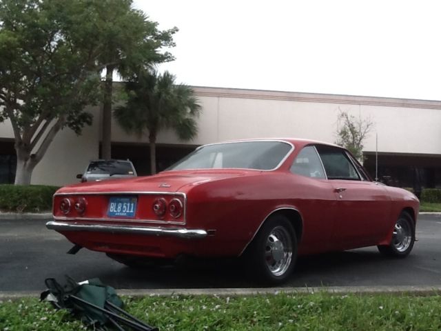 1968 chevrolet corvair coupe 140hp 4 speed runs & drives solid car