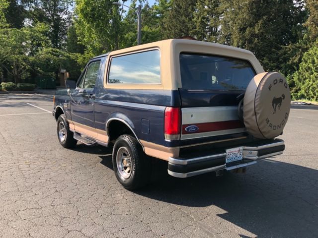 1989 ford bronco eddie bauer edition 139k rust free no reserve 4wd