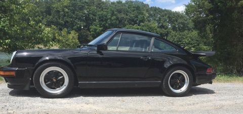 1987 911 porsche showroom condition w/ only 32,789 miles black on black