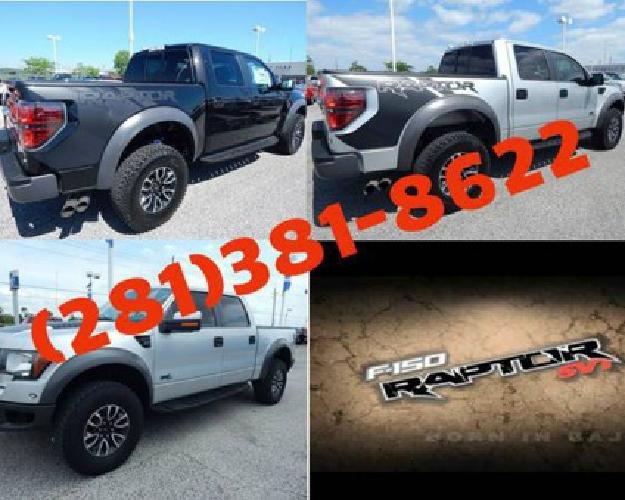 ford raptors / used / pre-owned / (2) 2012 silver / 2014 black in crosby, tx