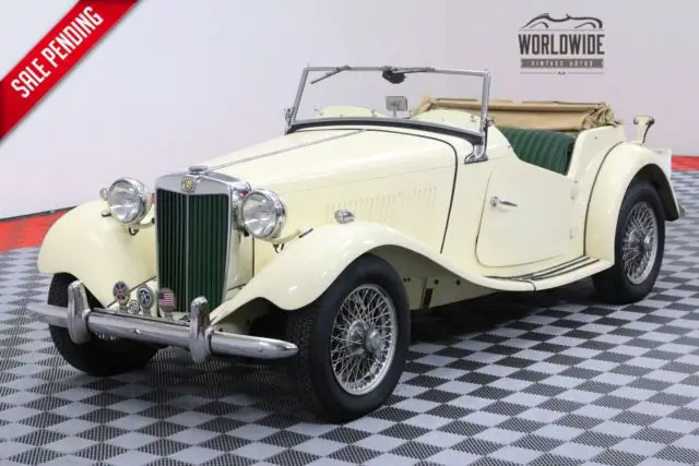 1953 yellow convertible restored!
