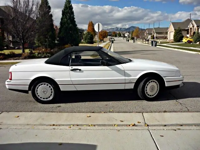 1992 cadiallc allante convertible-4.5l v8, 81k miles, white,red leather, a/c