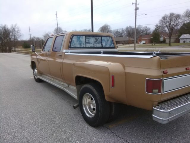 1986 chevrolet c/k pickup 3500 silverado c3500 crew cab dually camper special 73