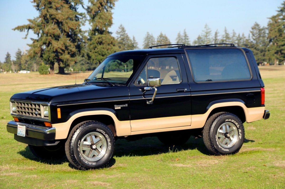 1988 ford bronco ii eddie bauer edition 4x4 4wd 54k miles original rust free suv