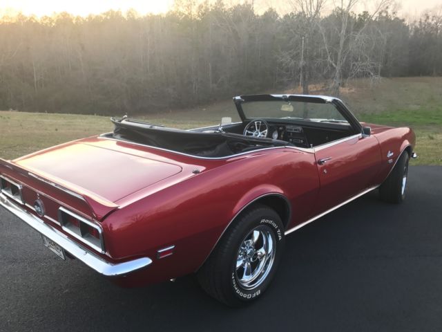 1968 chevy camaro ss convertible