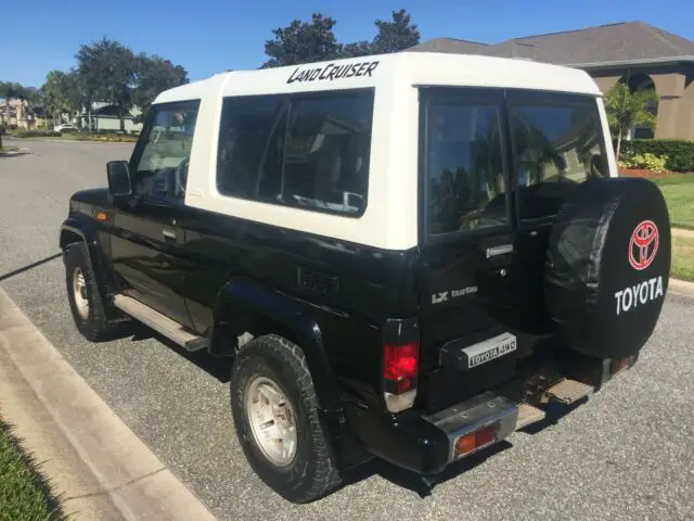 1990 toyota land cruiser lj73 2.4l turbo diesel 4x4 5 speed no reserve