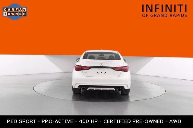 2021 infiniti q50 red sport 400 awd