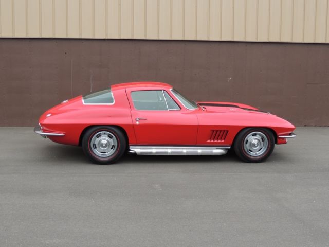 1967 chevrolet corvette 427/435 40k actual miles documented tank sicker & pop