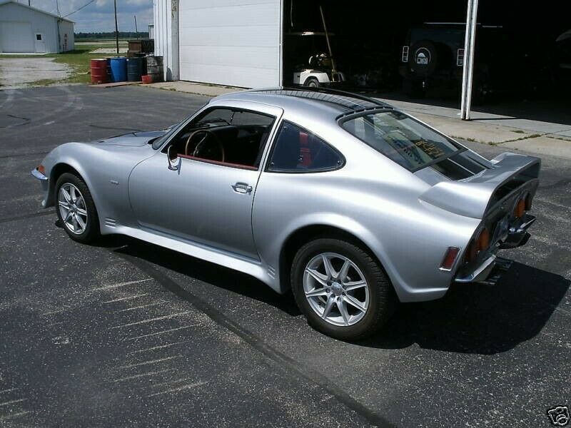 1972 opel gt silver