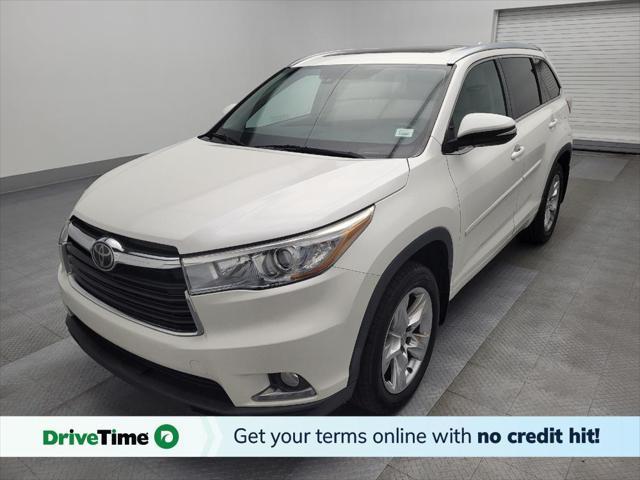 2014 toyota highlander limited platinum