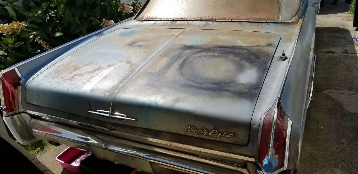 1963 oldsmobile 98 convertible blue rwd automatic