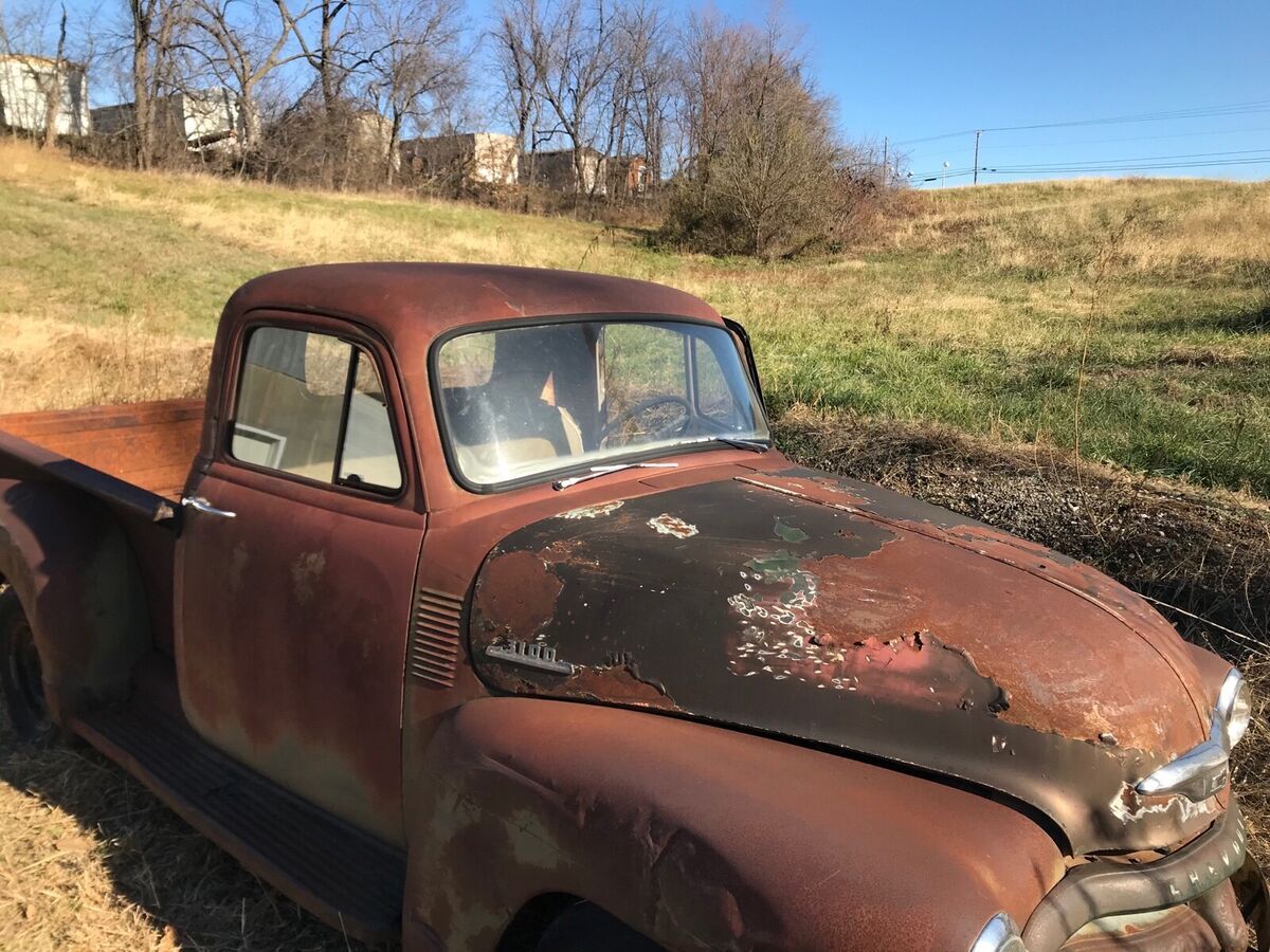 1954 chevrolet 3100 pickup brown rwd manual other