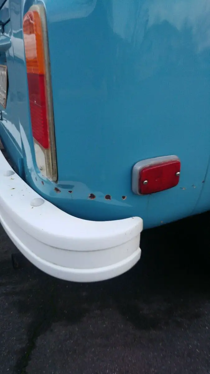 1973 volkswagen transporter van blue rwd manual