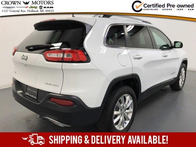 certified 2016 jeep cherokee 4wd limited holland, mi 49423 for sale in holland, michigan