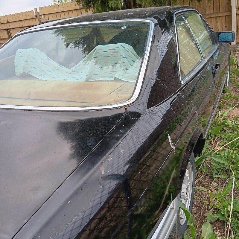 1983 mercedes-benz 500sec euro spec v8 coupe project with parts