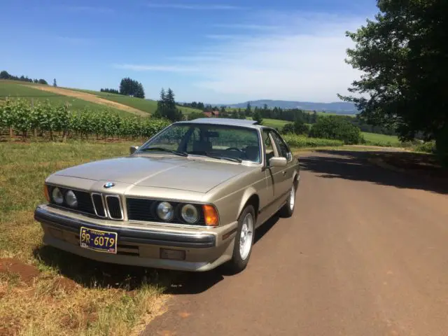 1989 bmw 635csi gold shark - low mileage