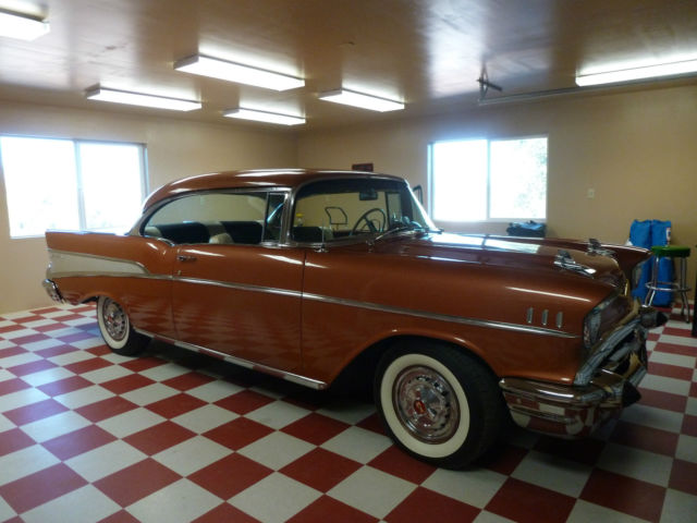 1957 chevy belair 2-door hardtop california car, excellent driver