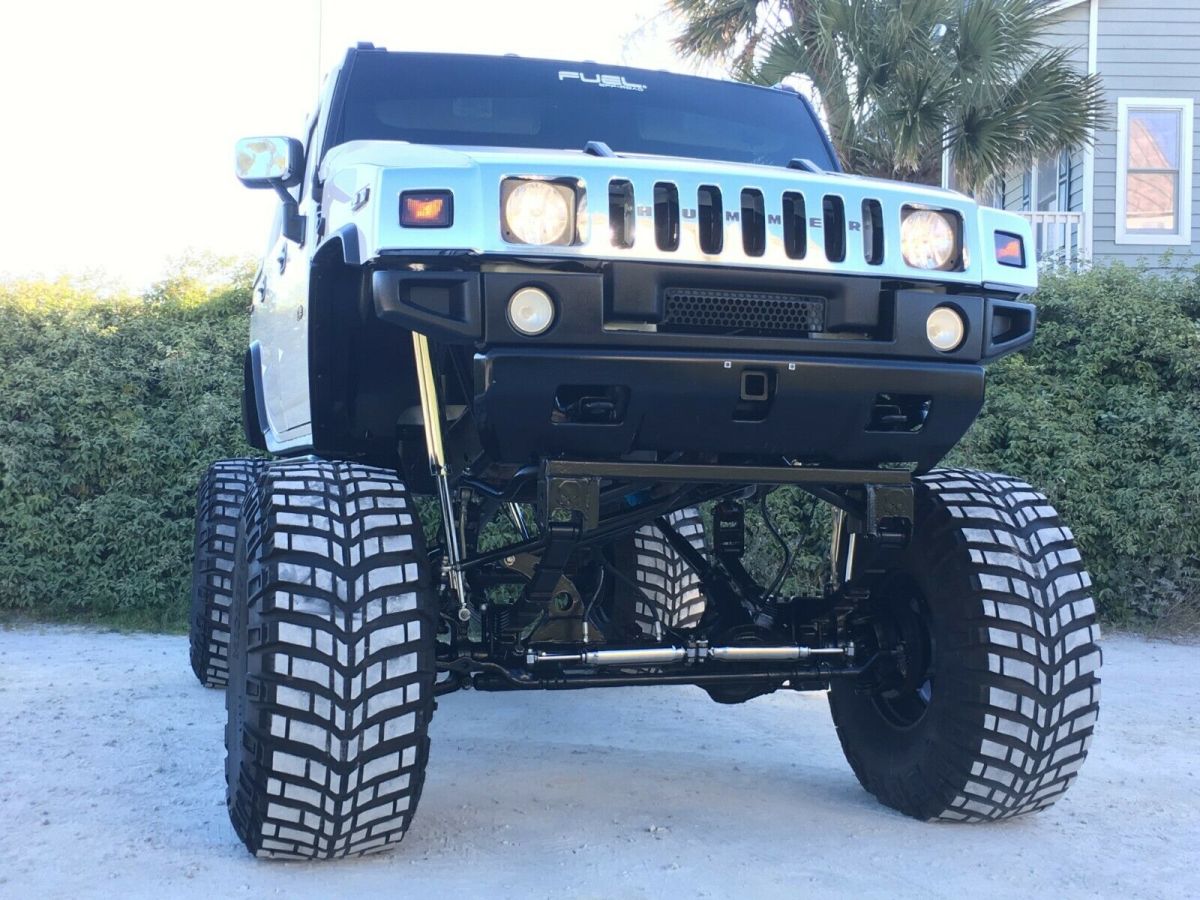 2005 hummer h2 sut lifted solid axle swap (sas) on 46" baja claws