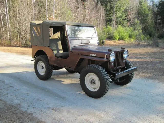 1953 willys jeep cj-3a - restored