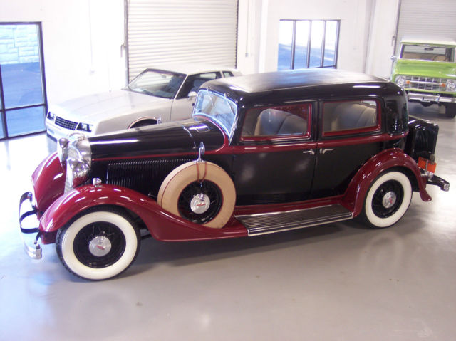 very rare 1933 lincoln ka 514 4 door town sedan v12 true survivor show & go!