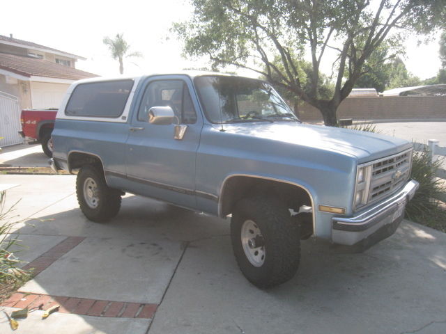 1989 chevrolet blazer silverado sport utility 2-door 5.7l, rust free calif.car
