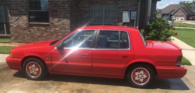 1991 dodge spirit r/t 224bhp 5-speed dohc intercooled turbo only 41k miles
