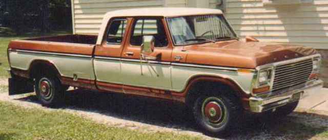 1978 ford f250 xlt super cab long bed : 460 police interceptor with c6 automatic