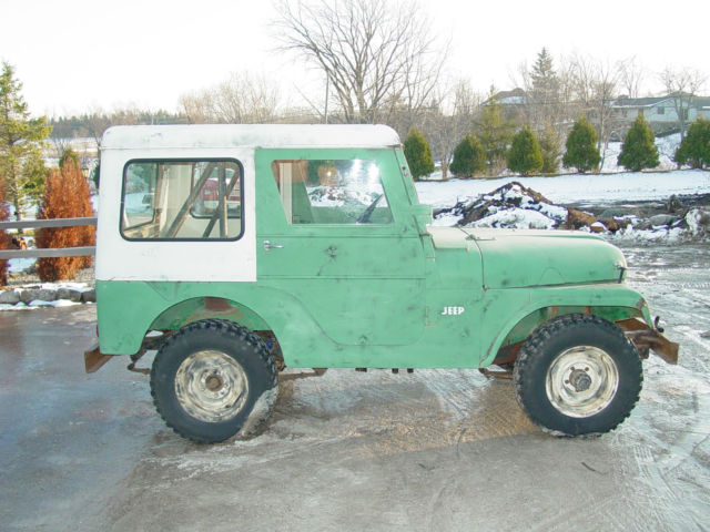 1956 willys jeep, original 64k miles, army, excellent runner, racine, wi