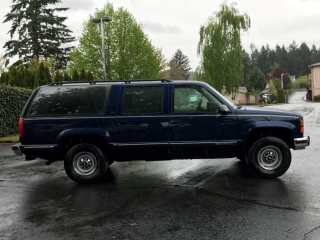 1994 gmc suburban 4x4 sle 2500 3/4ton 7.4l 454 v8 eng' 87k miles 1owner 160+pic