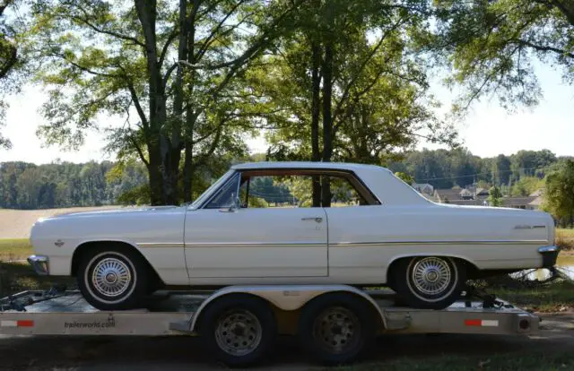 grandma's barnfound 1965 chevrolet chevelle malibu 2 door hardtop-stored 35 yrs