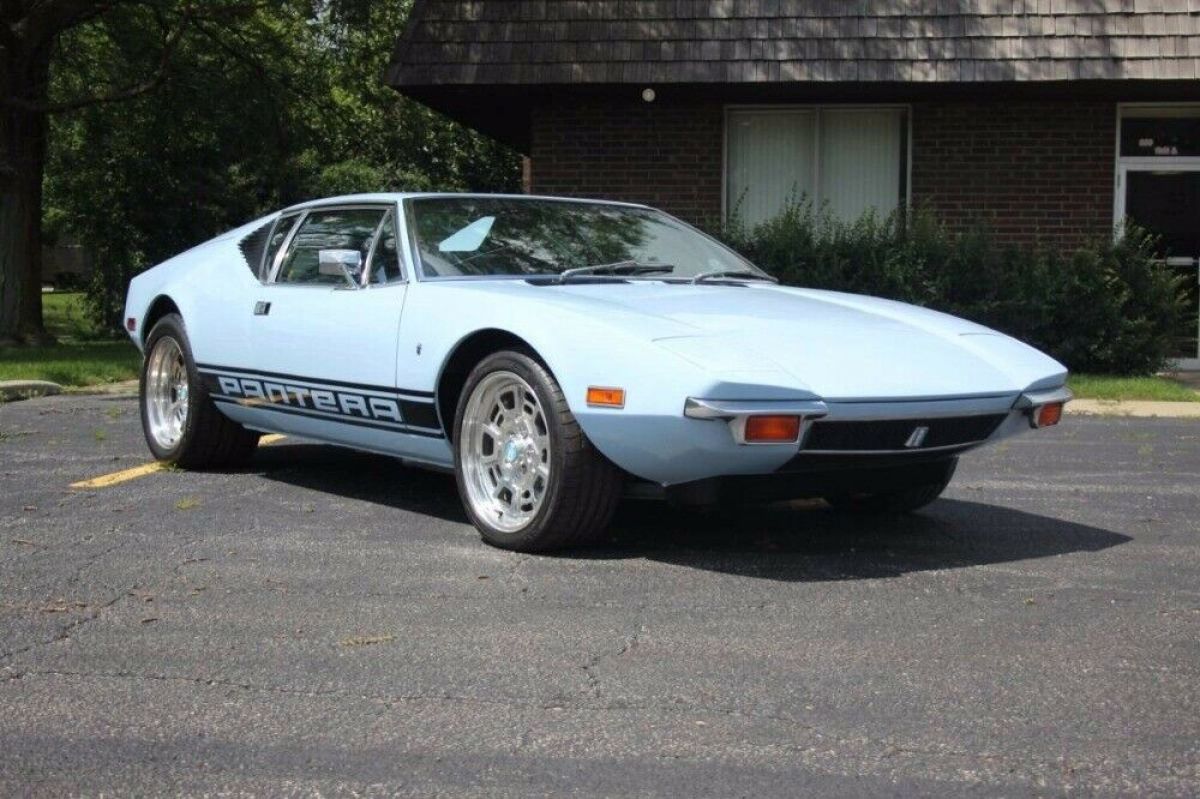 1971 detomaso pantera, light blue with 0 miles available now!
