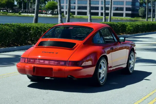 low miles 964 carrera 4, fresh engine reseal, records, amazing condition
