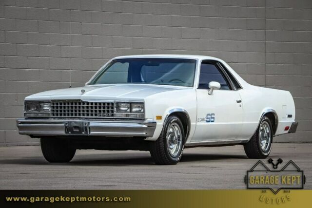 1983 chevrolet el camino ss white coupe 5.0l v8 41114 miles