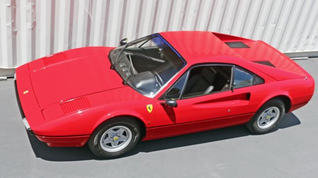 1976 ferrari 308gtb european model "vetroresina" dry sump fiberglass