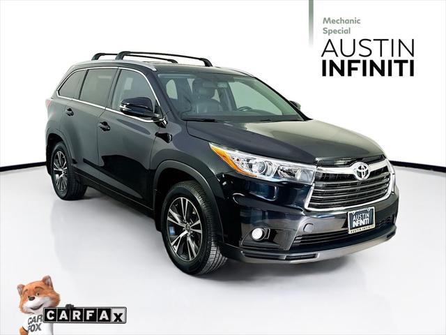2016 toyota highlander xle