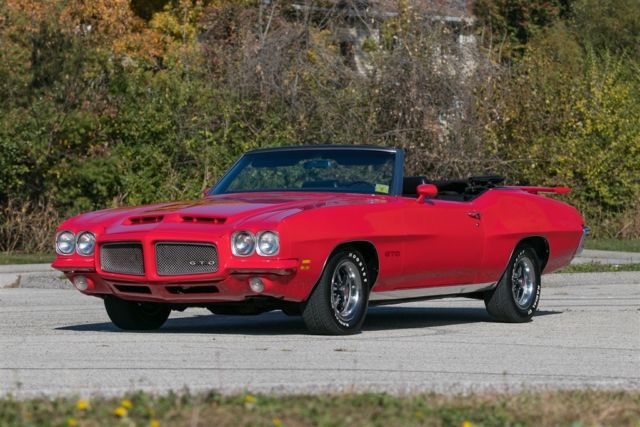1971 pontiac gto convertible numbers matching 400 v8