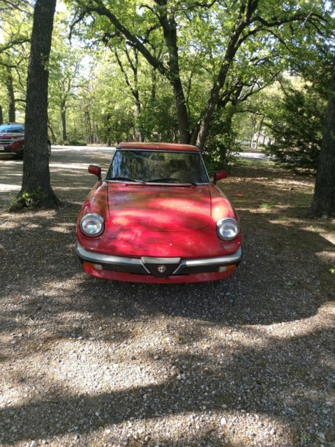 1990 alfa romeo spider with hard top 5 speed, mostly refurbished